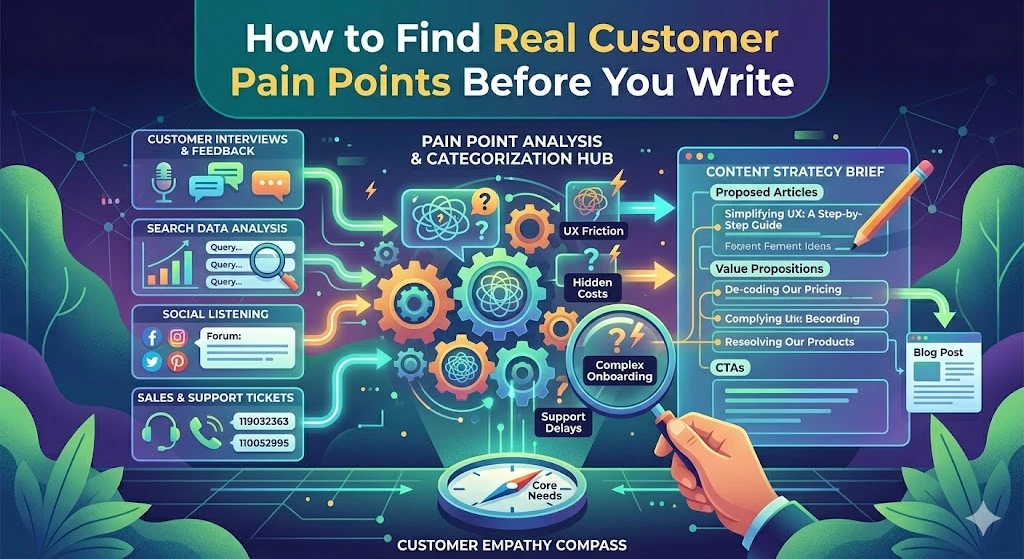 How to Find Real Customer Pain Points Before You Write
